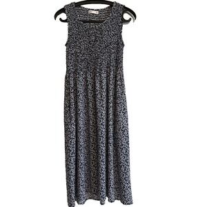 Croft & Barrow Fit & Flare Midi Dress Size XS Dainty Stretch Pockets Feminine